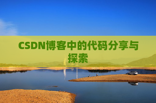 CSDN博客中的代码分享与探索