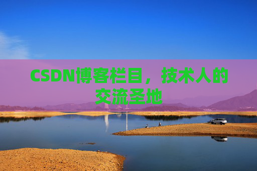 CSDN博客栏目，技术人的交流圣地